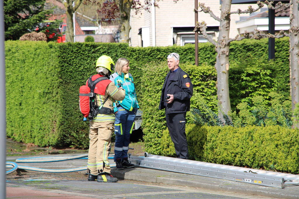 Middelbrand in woning