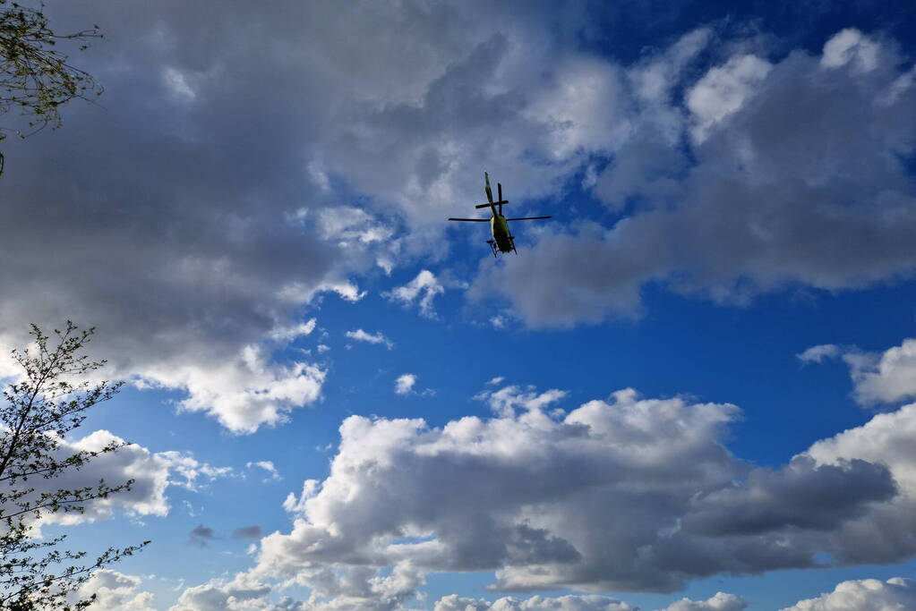 Traumahelikopter ingezet voor incident