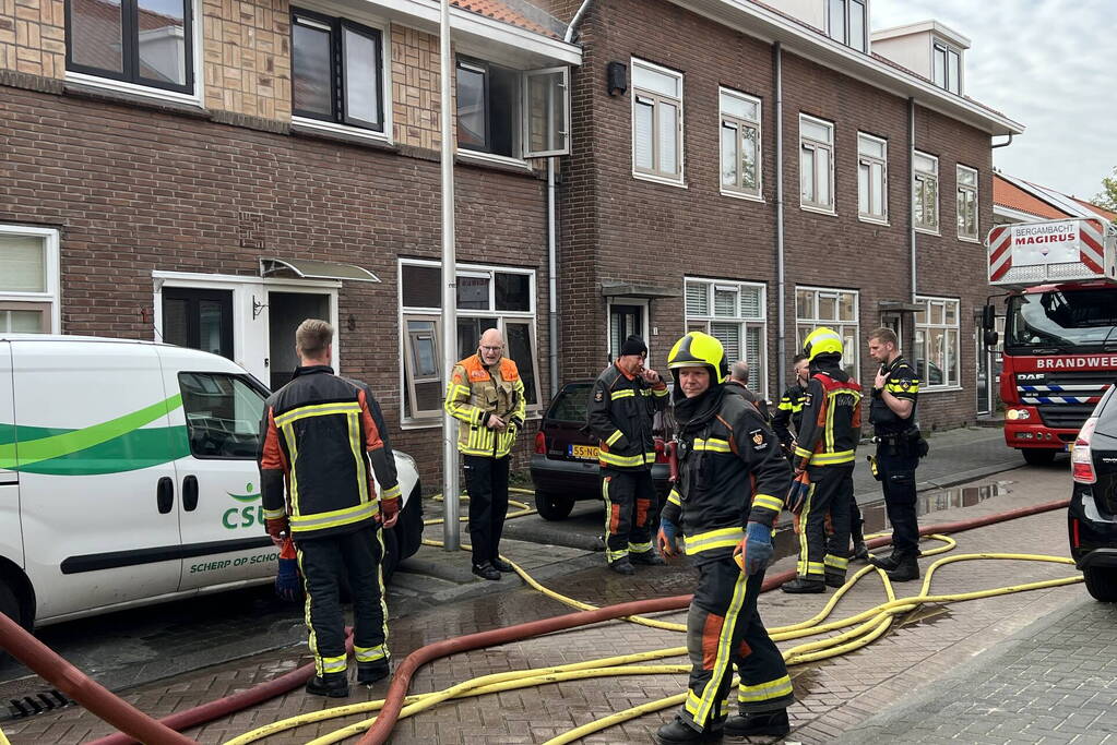 Woning flink beschadigd door brand