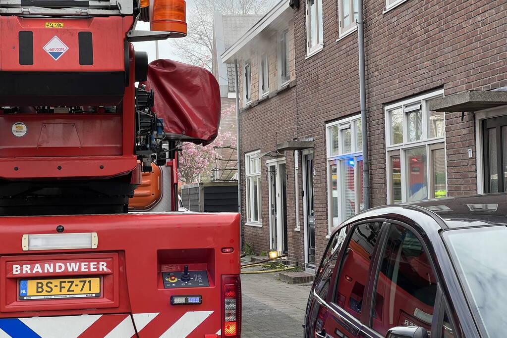 Woning flink beschadigd door brand