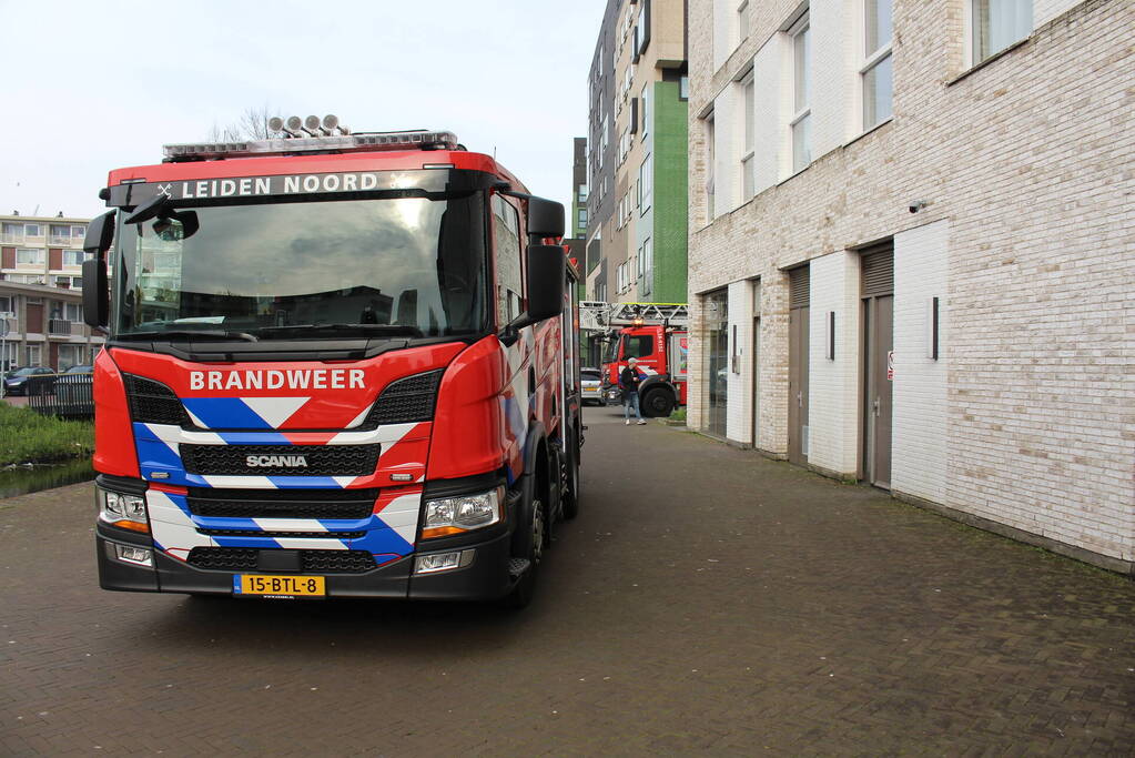 Schade aan woning na brand in toilet