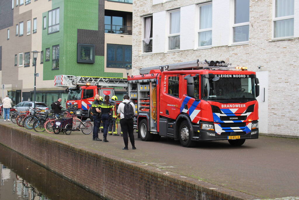 Schade aan woning na brand in toilet