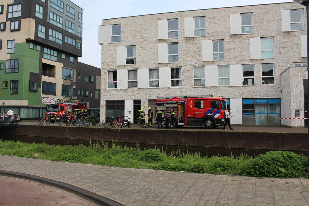 Schade aan woning na brand in toilet