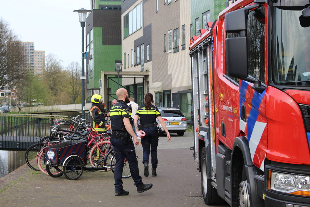 Schade aan woning na brand in toilet