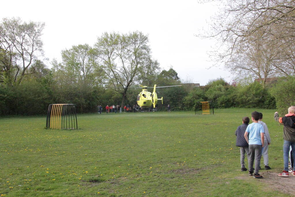 Traumahelikopter ingezet bij medische noodsituatie