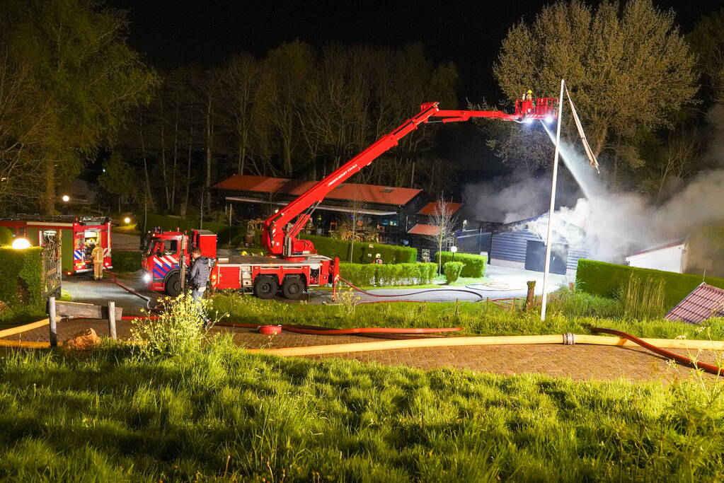 Grote brand bij vergader evenementen