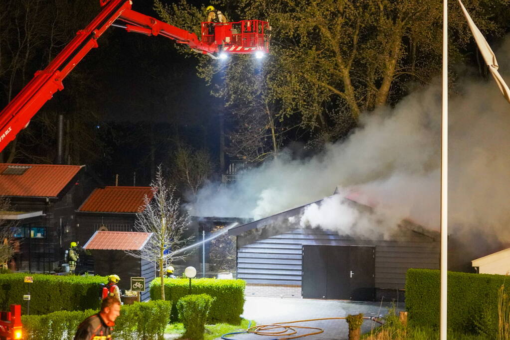 Grote brand bij vergader evenementen