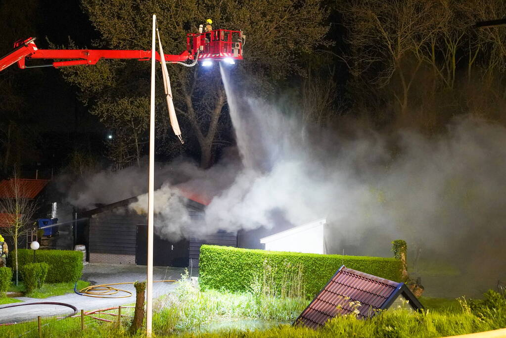 Grote brand bij vergader evenementen