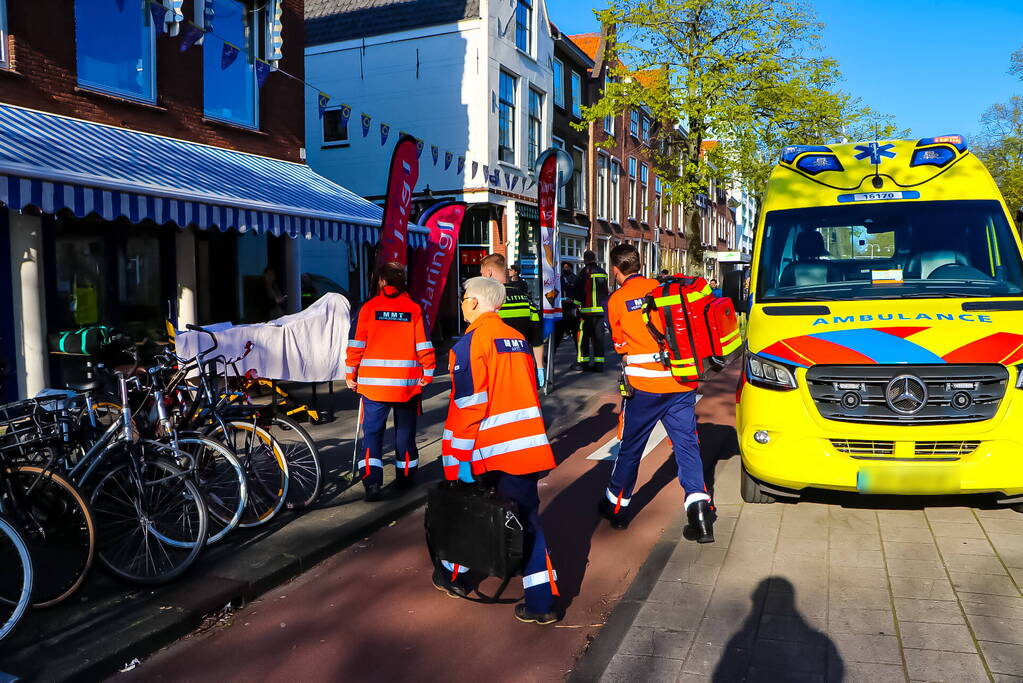 Persoon valt van trap en raakt gewond