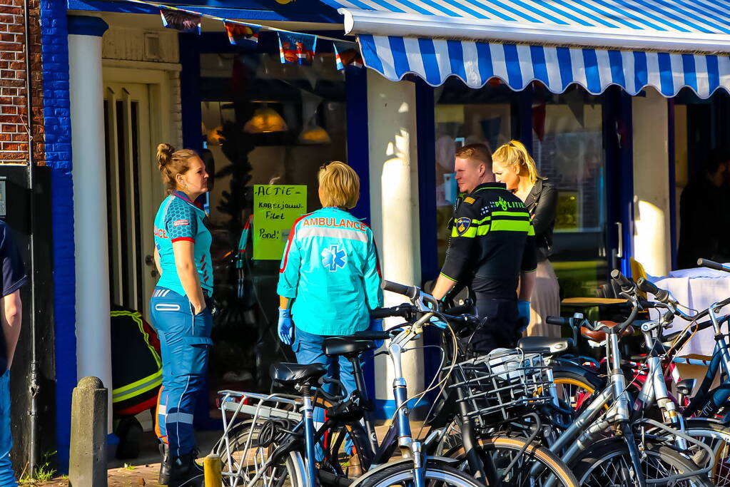 Persoon valt van trap en raakt gewond