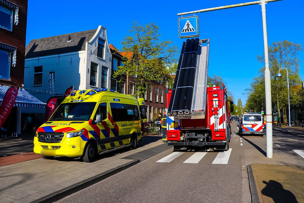 Persoon valt van trap en raakt gewond