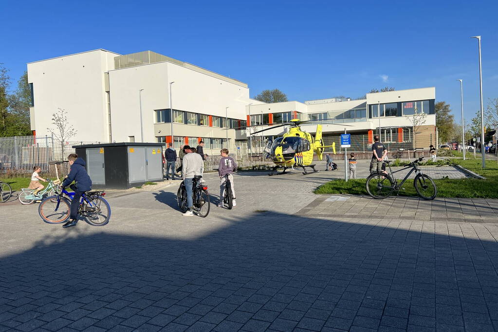 Traumahelikopter ingezet bij medische noodsituatie