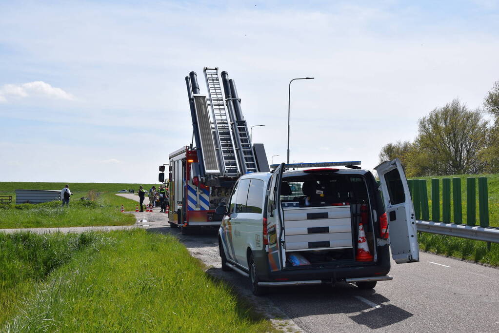 Motorrijder gewond bij aanrijding met auto