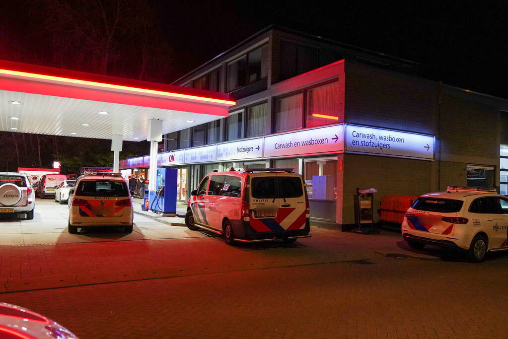 Overval op tankstation met nepvuurwapen