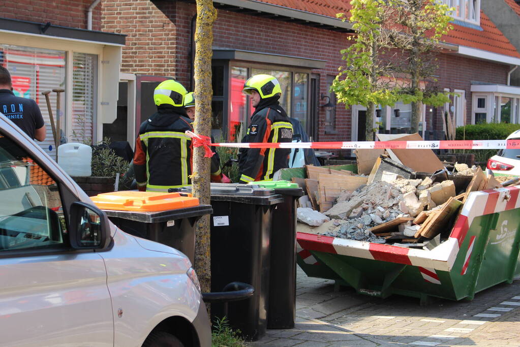 Straat afgesloten na gaslekkage