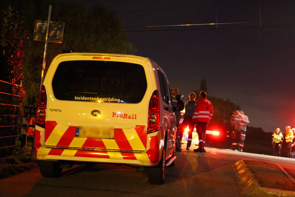 Treinverkeer gestremd na ongeval