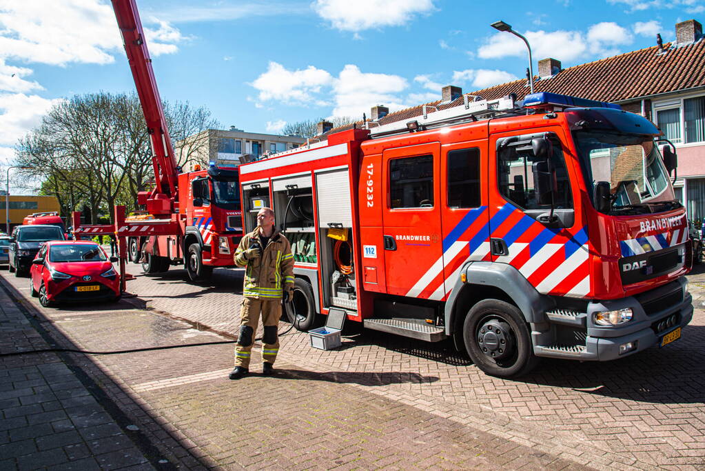 Brand in slaapkamer van portiekwoning