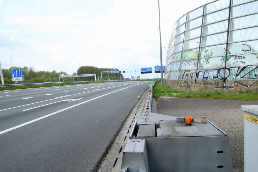 Coentunnel richting Zaanstad dicht