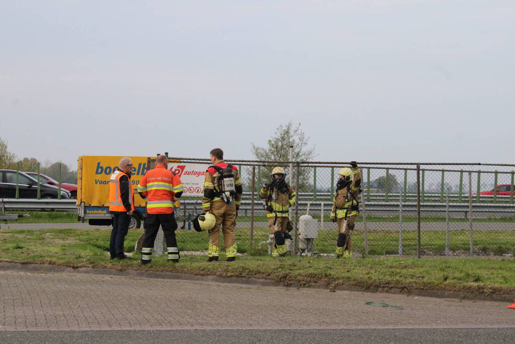 Lekkende LPG installatie bij tankstation