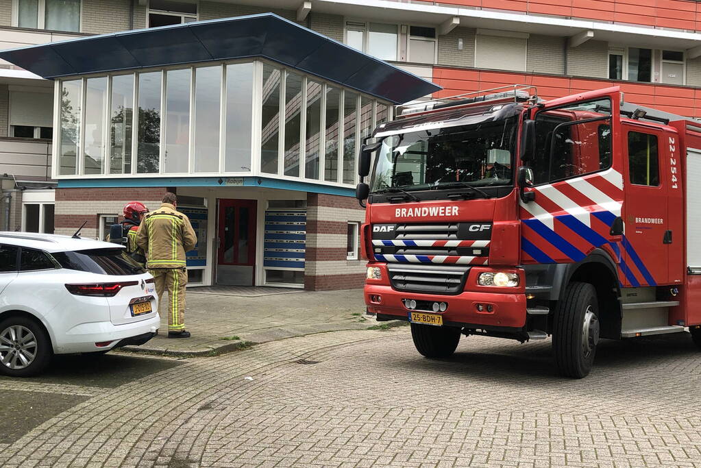 Brandweer doet onderzoek naar gaslekkage