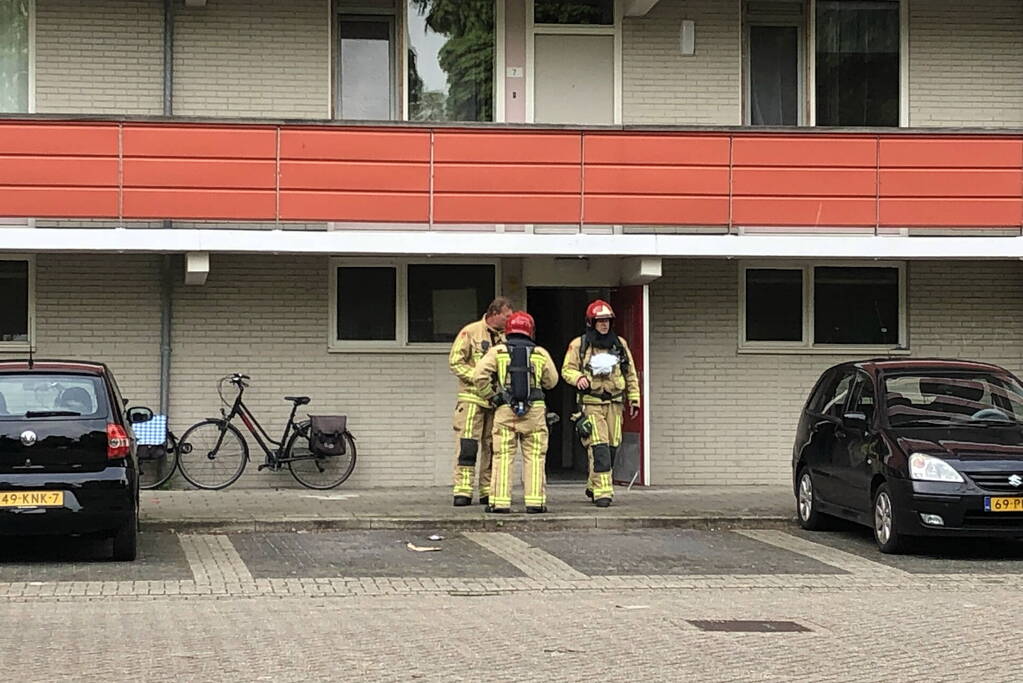 Brandweer doet onderzoek naar gaslekkage