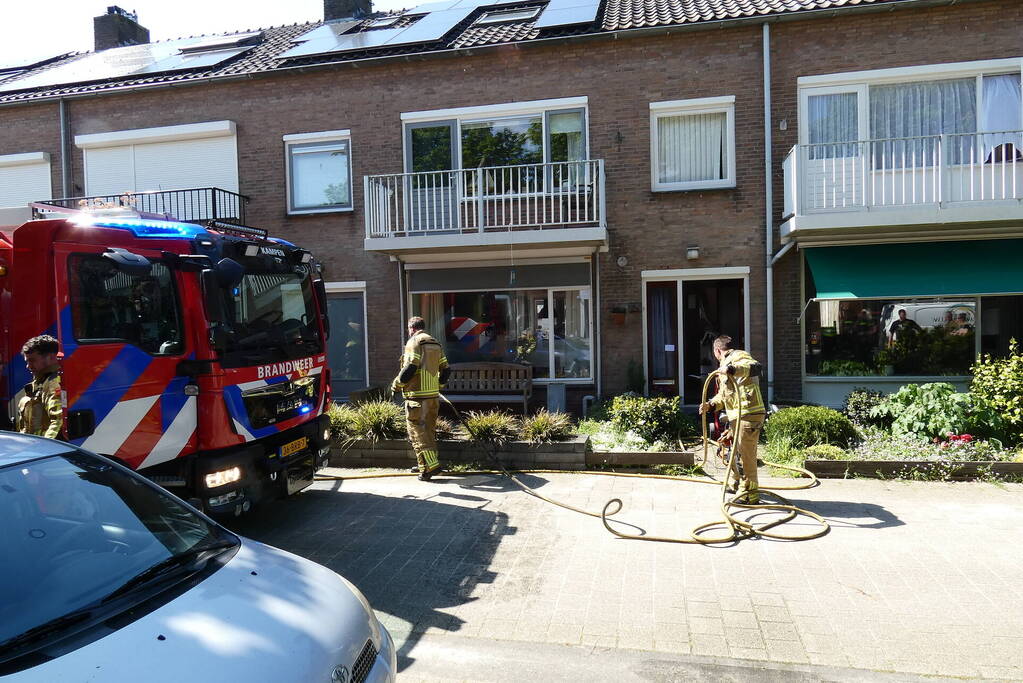 Brand in woning snel onder controle