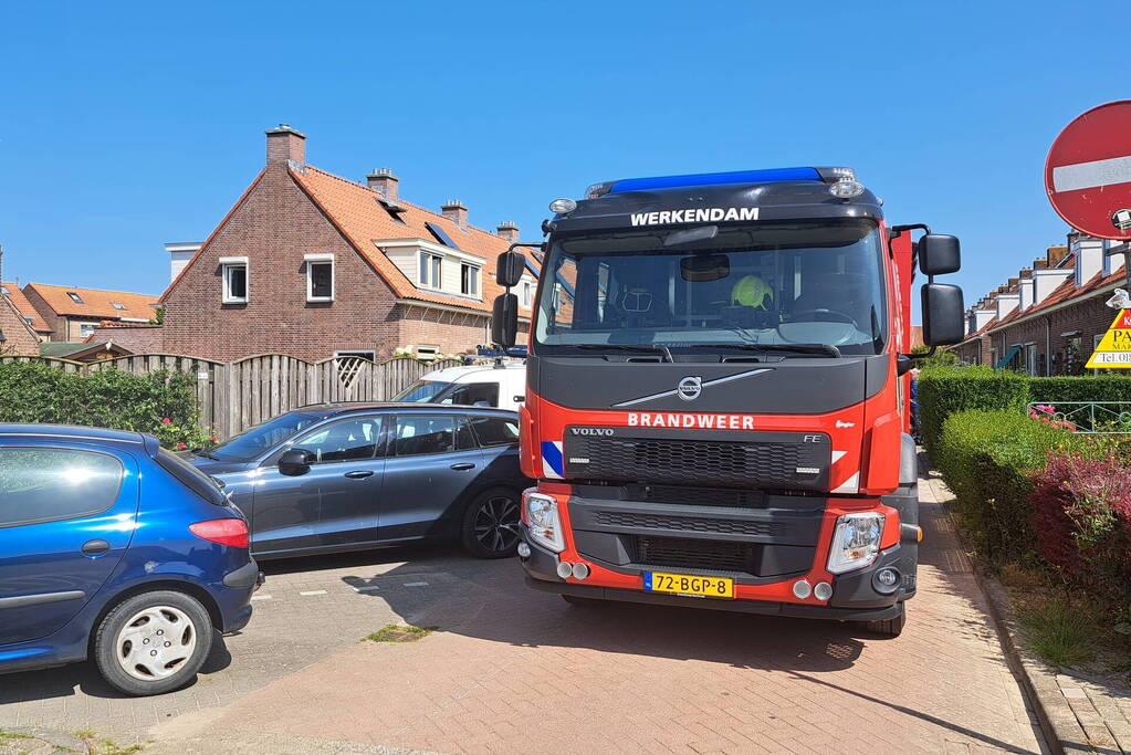 Gaslekkage door boring in meterkast woning