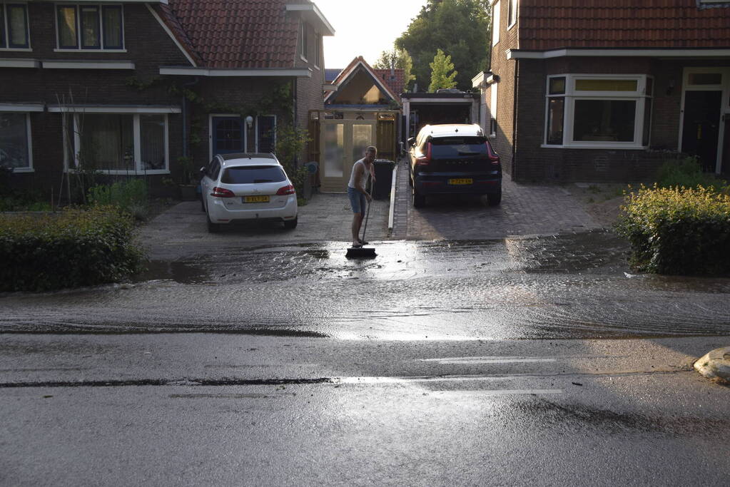 Opnieuw waterlekkage in woonwijk