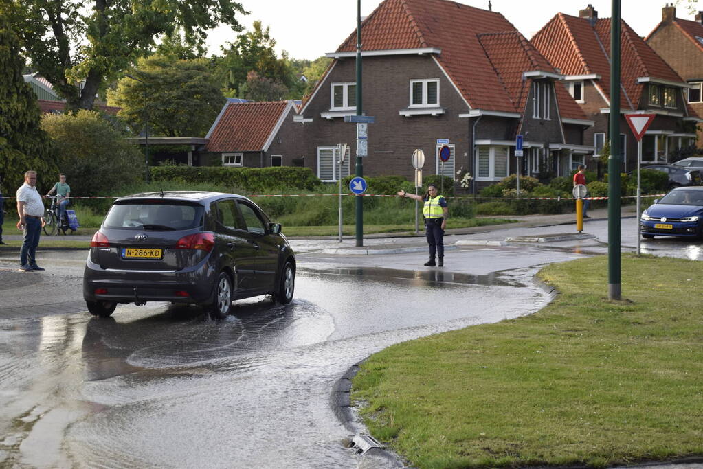 Opnieuw waterlekkage in woonwijk