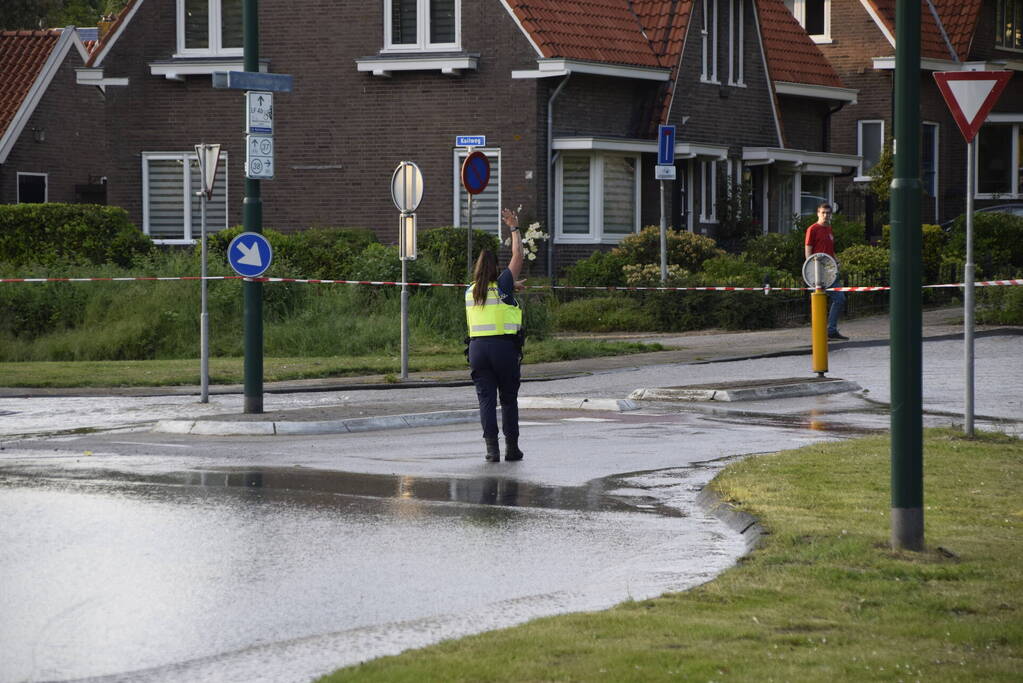 Opnieuw waterlekkage in woonwijk