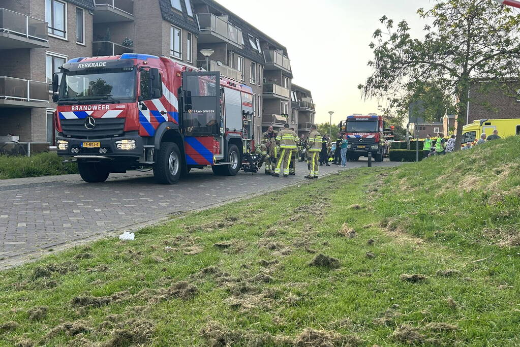 Appartementencomplex ontruimd vanwege hevige brand