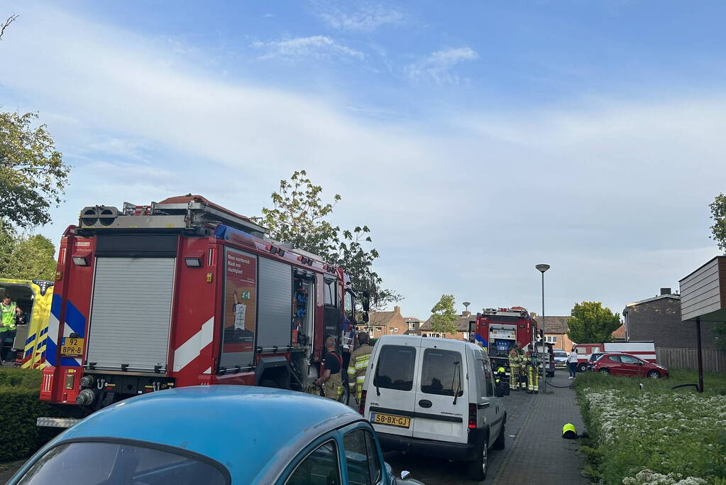 Appartementencomplex ontruimd vanwege hevige brand