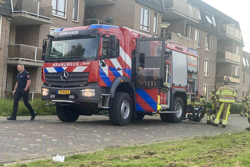 Appartementencomplex ontruimd vanwege hevige brand