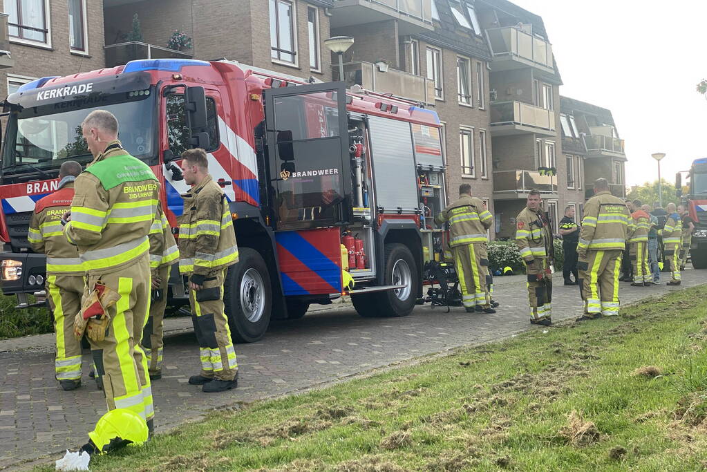 Appartementencomplex ontruimd vanwege hevige brand