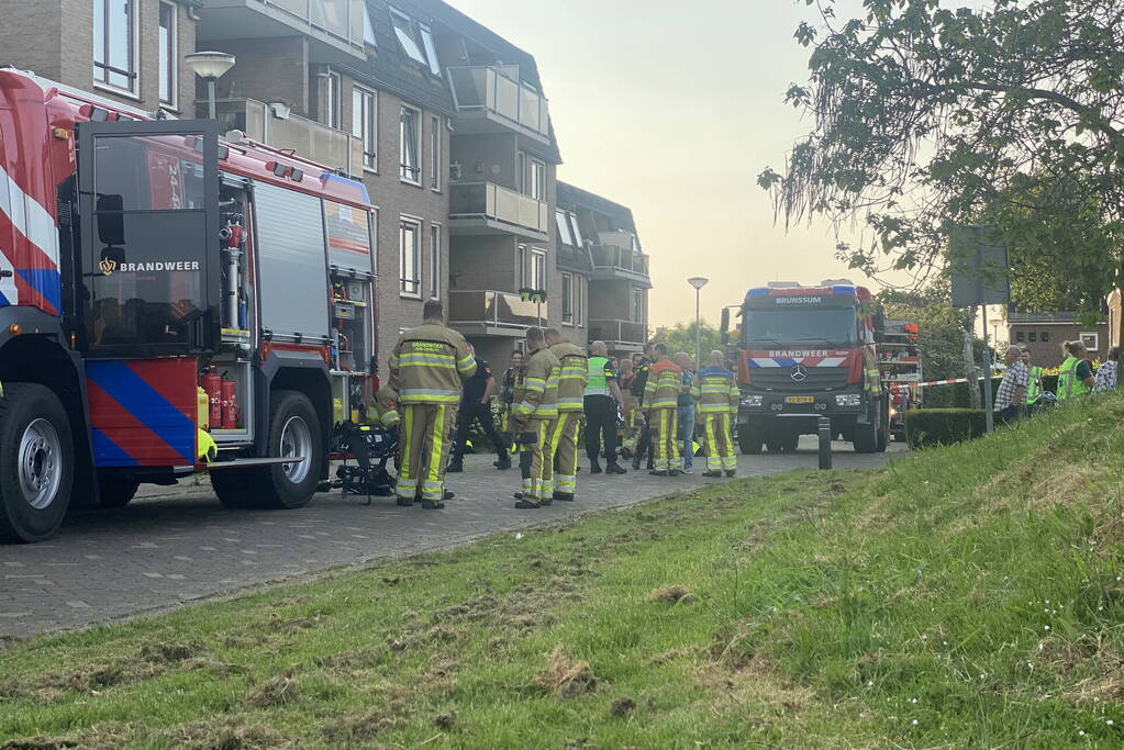 Appartementencomplex ontruimd vanwege hevige brand