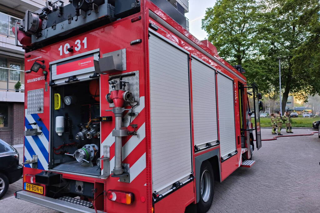 Containerbrand snel onder controle