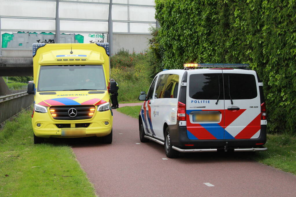 Fietser gewond bij botsing met scooterrijder