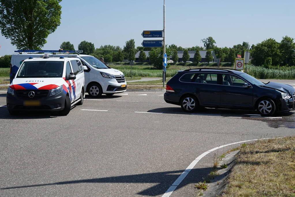 Ongeval door voorrangsfout op kruising