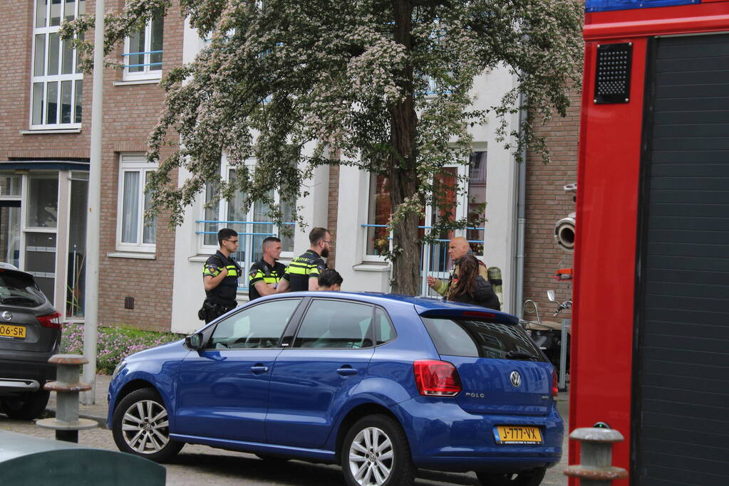 Brandweer ingezet voor gaslucht