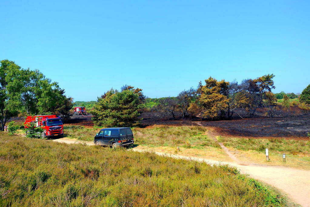 Opnieuw brand in natuurgebied