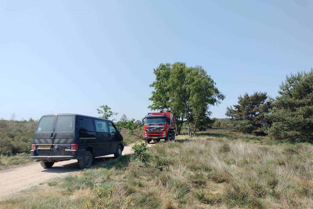 Opnieuw brand in natuurgebied