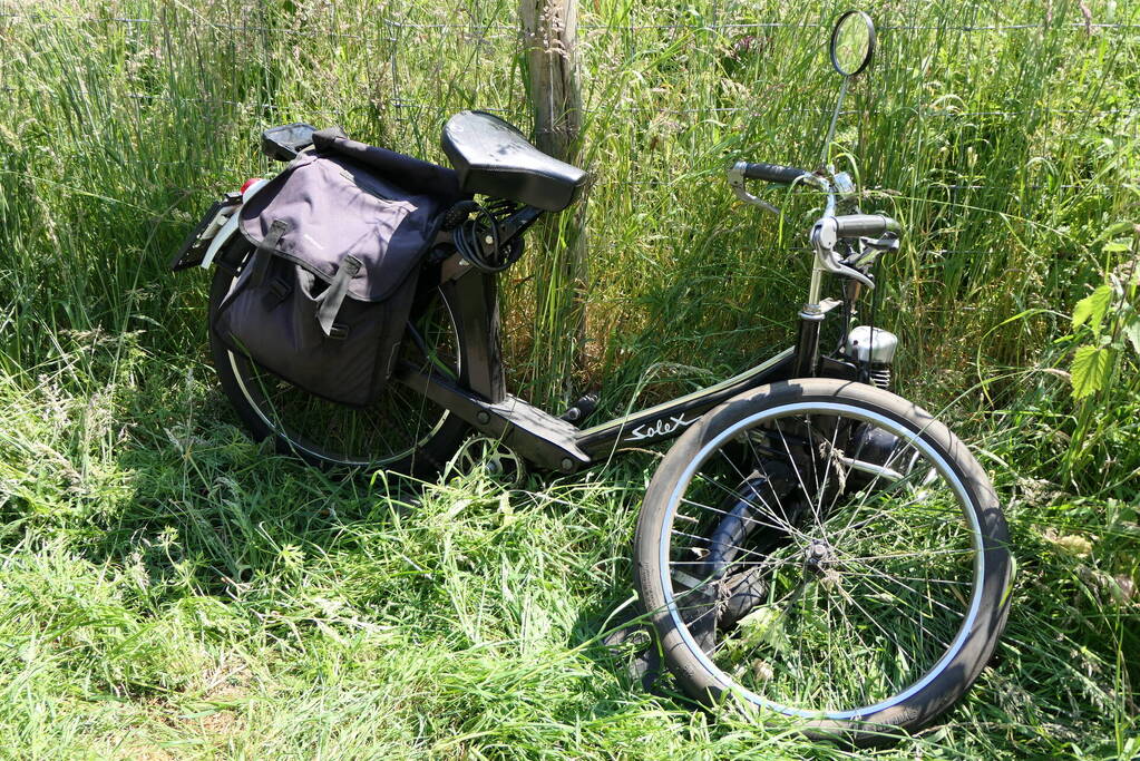 Solex-bestuurder verliest voorwiel tijdens ongeval