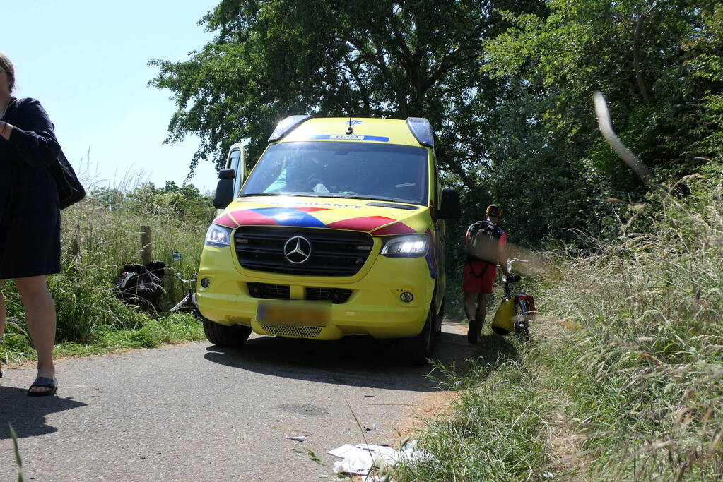 Solex-bestuurder verliest voorwiel tijdens ongeval