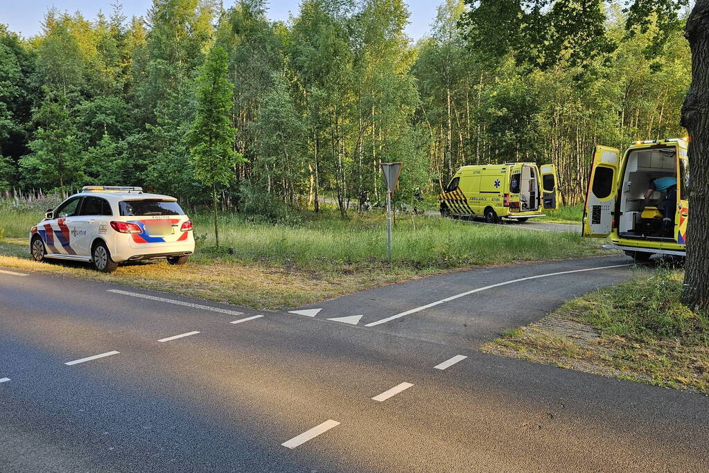 Scooterrijder ernstig gewond na harde val