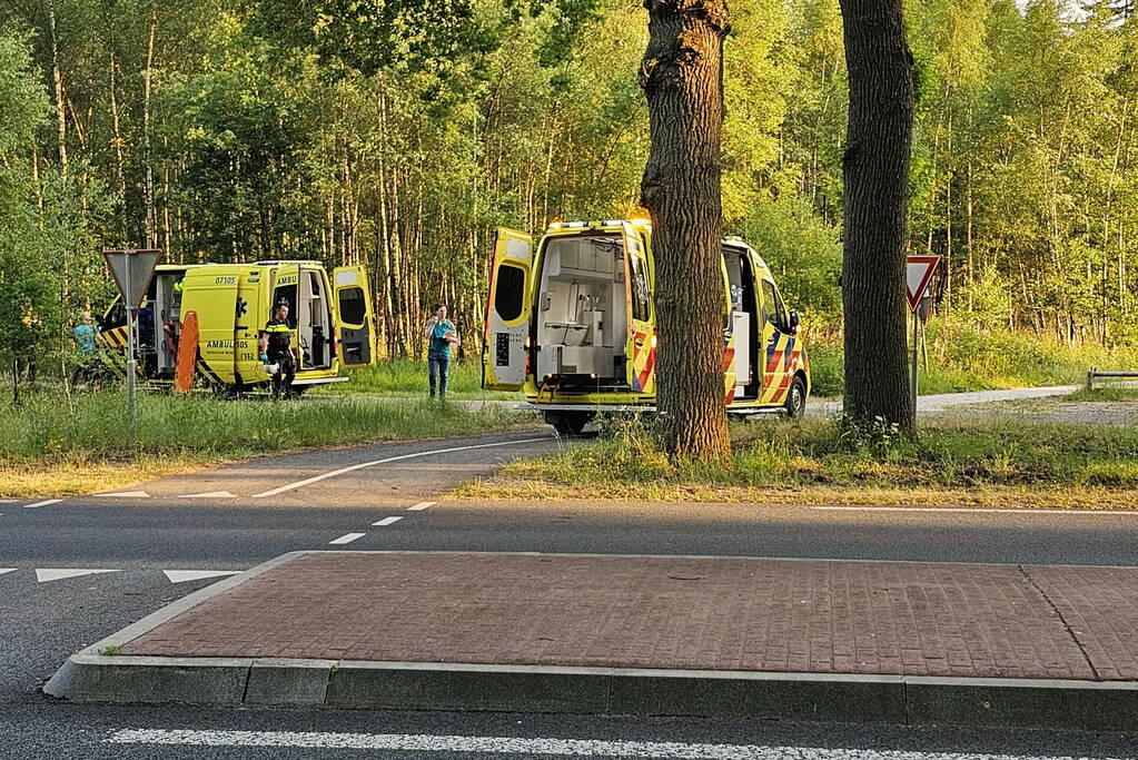 Scooterrijder ernstig gewond na harde val