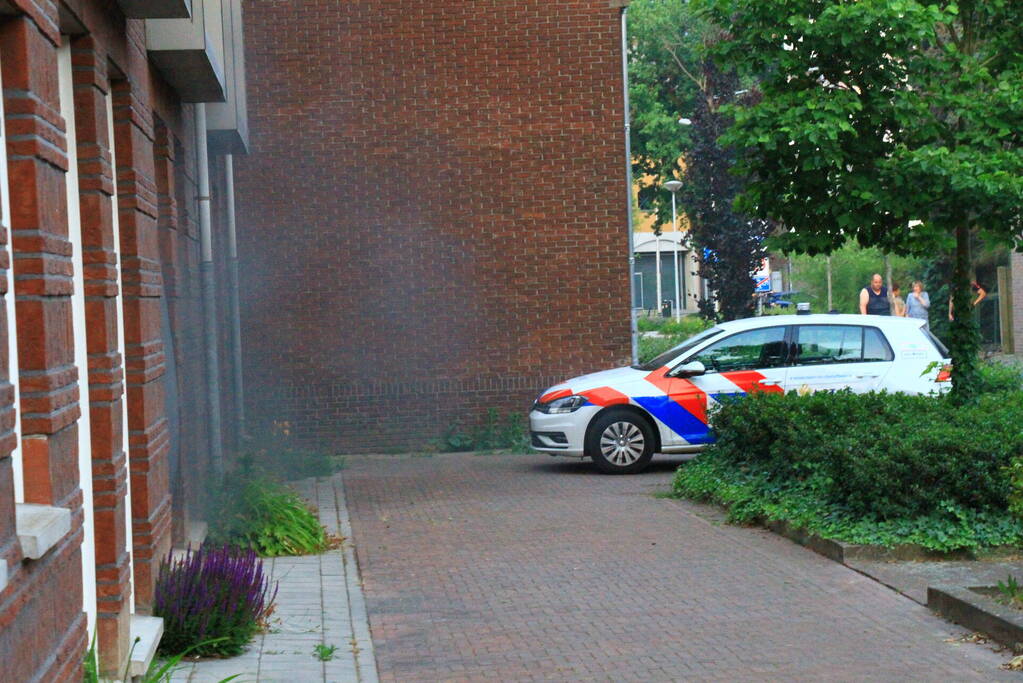 Hevige rookontwikkeling bij brand in appartement