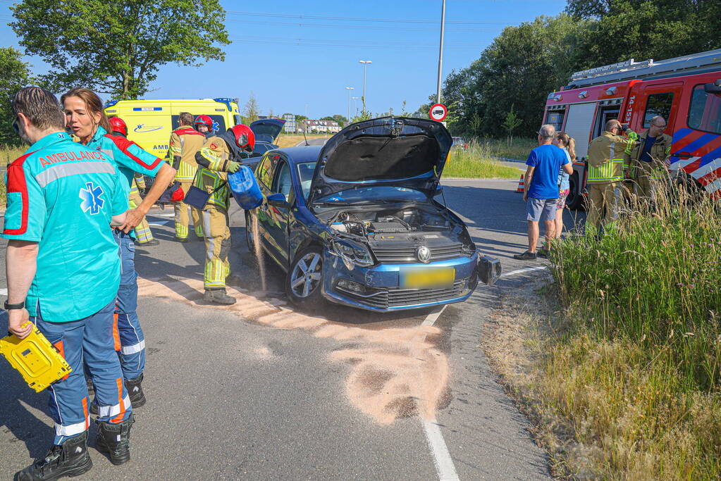 Flinke schade bij botsing op kruising