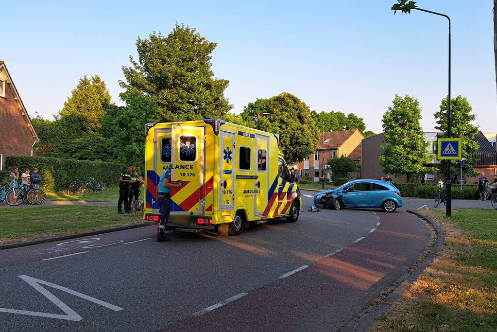 Flinke schade bij aanrijding personenauto's