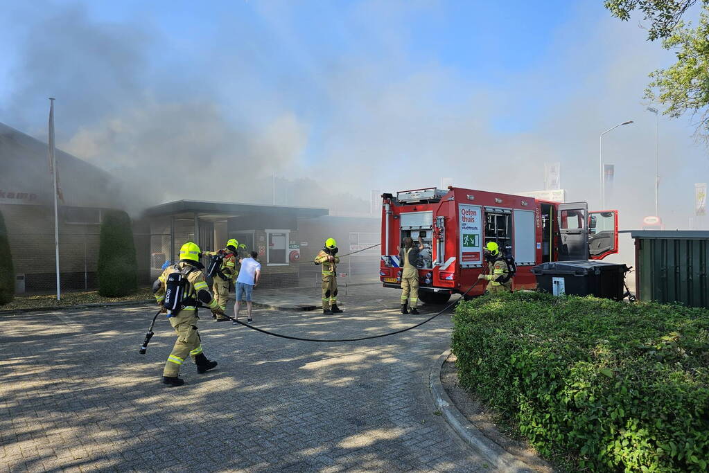 Uitslaande brand in kantine van voetbalvereniging