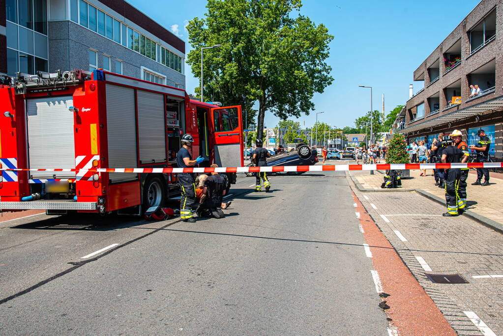 Agressieve alcomobilist aangehouden na aanrijding